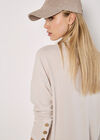 Soft Touch Cocoon Mini Dress, Stone, large