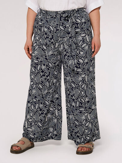 Curve Paisley Palazzo Trouser