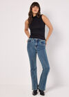 Jersey Roll Neck Tank Top, Black, large