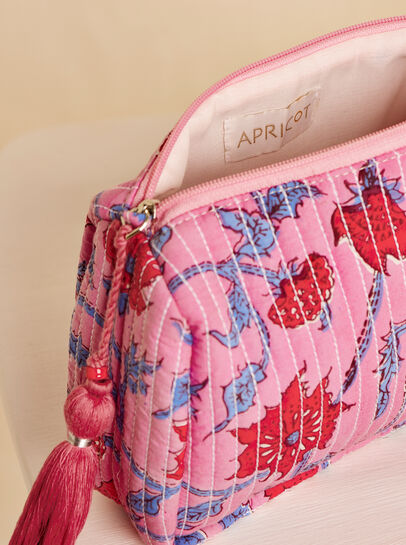 Floral Quilted Pouch