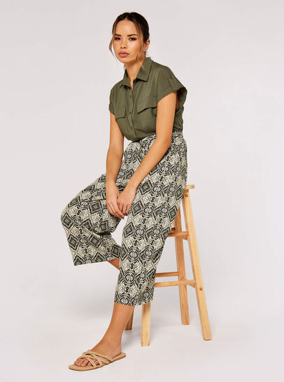 Ikat tile culotte