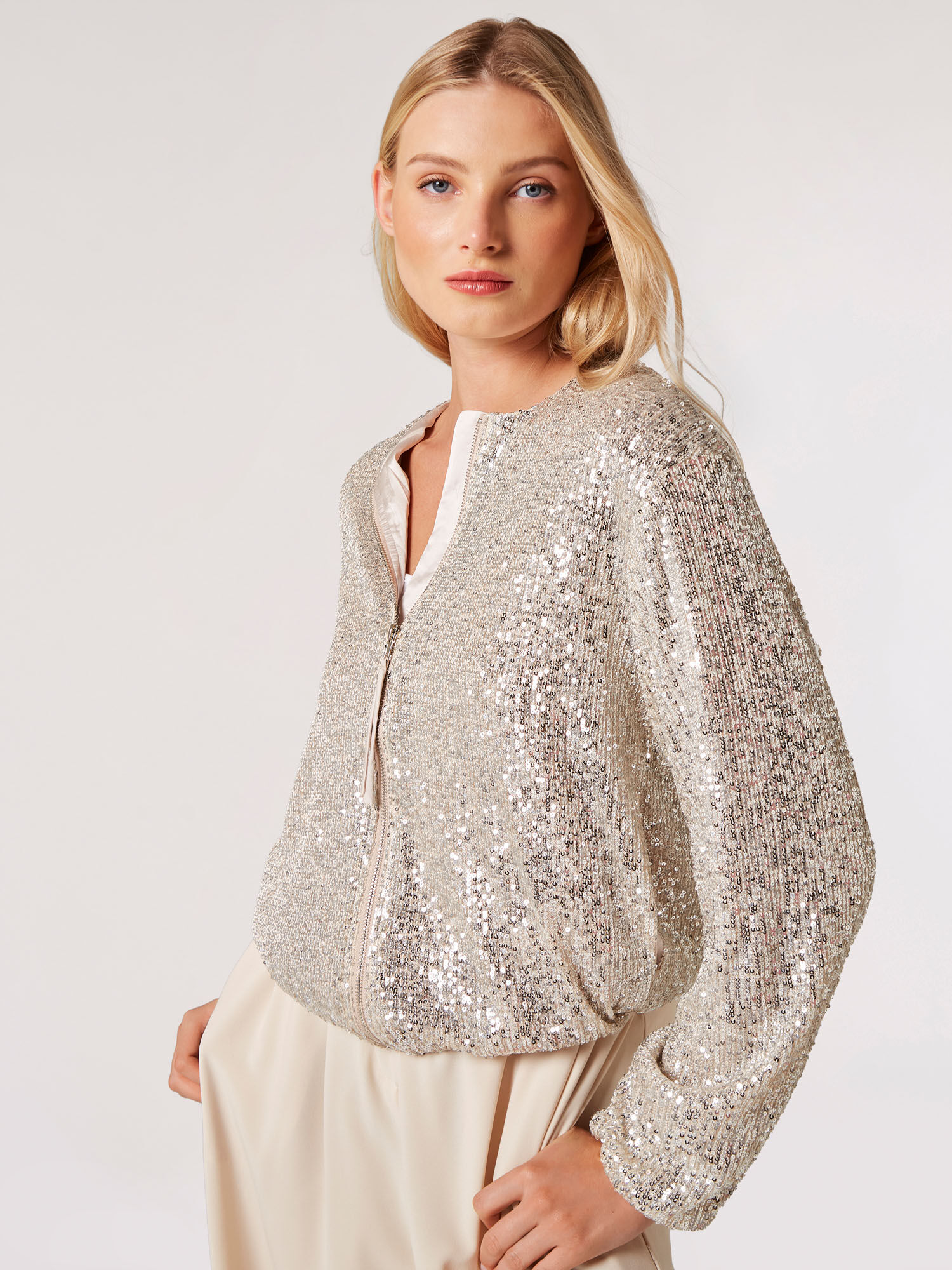 Sequin bomber jacket uk online