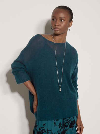 Lightweight Brushed Oversized Jumper