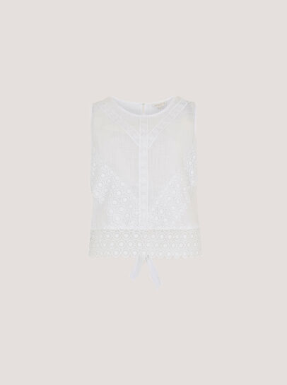 Back Bow Cotton Top