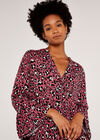 Leopard Print Dress, Lilac, large
