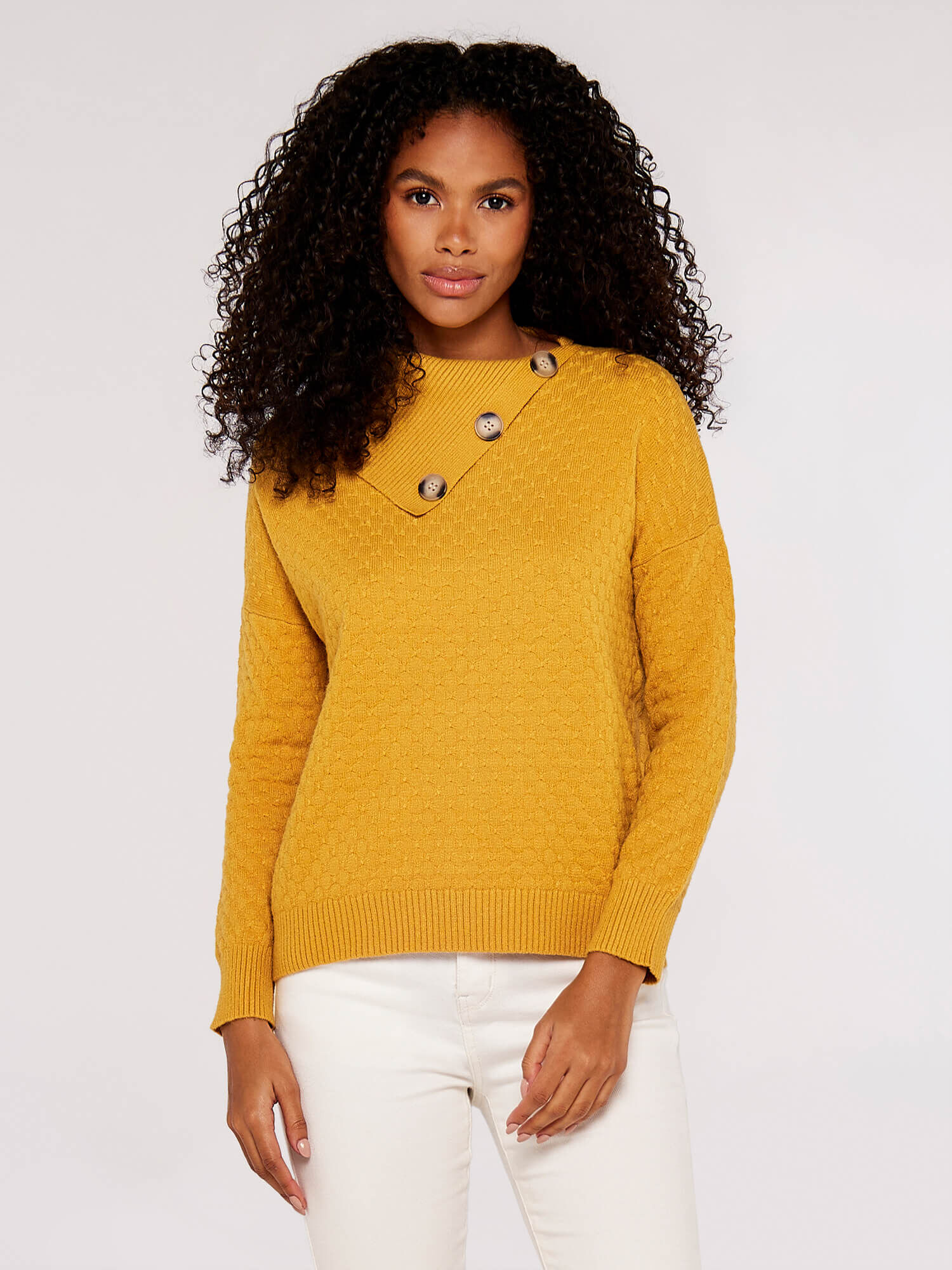 Mustard jumper on sale