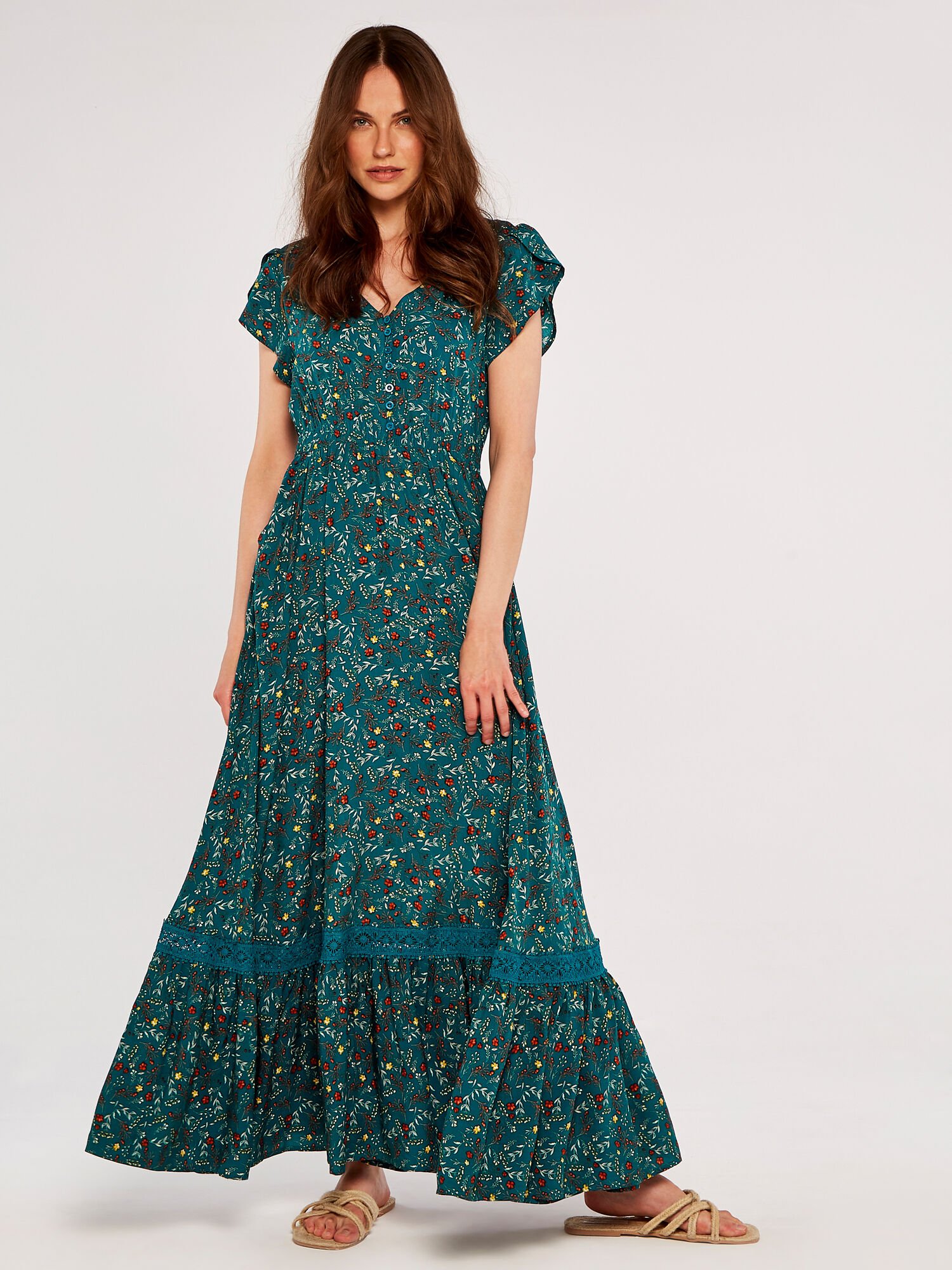 Apricot maxi dress 2025