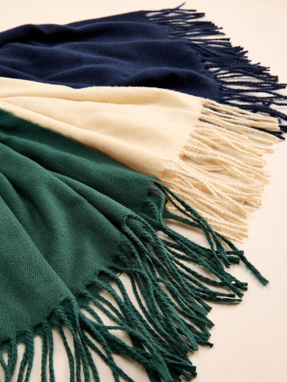 Lightweight Summer Pashmina, Green, large
