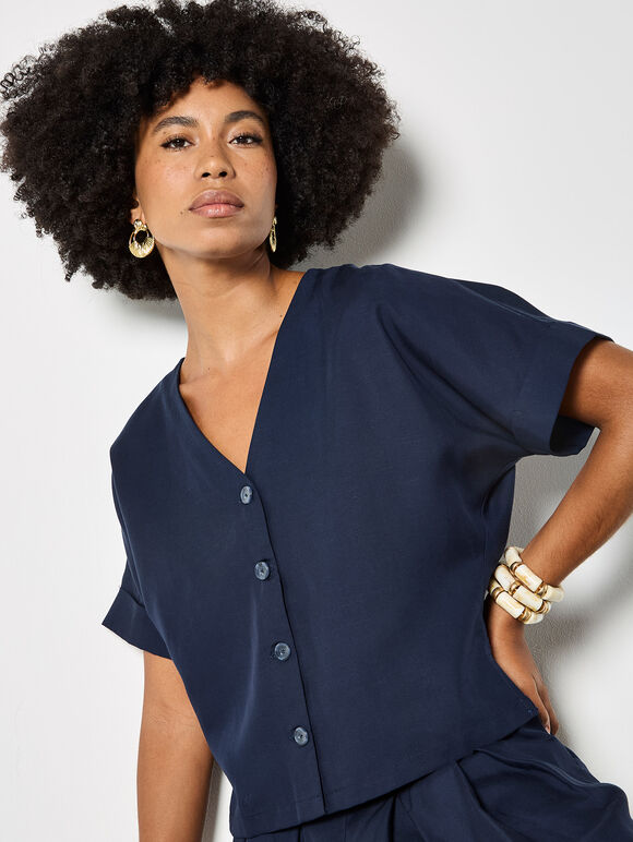 Lightweight Blouse & Trouser Set, , large