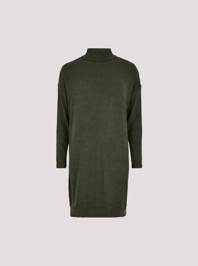 Ribbed Knit Mini Dress