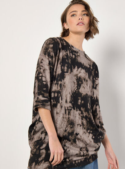 Tie Dye Knit Mini Dress