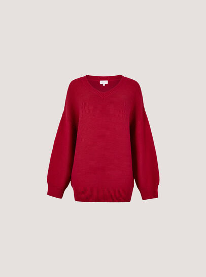 Textured Stitch Oversized Jumper