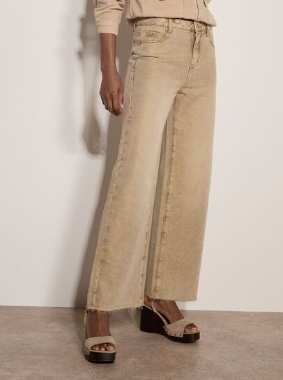 Rei Shimmer Wide-Leg Jeans