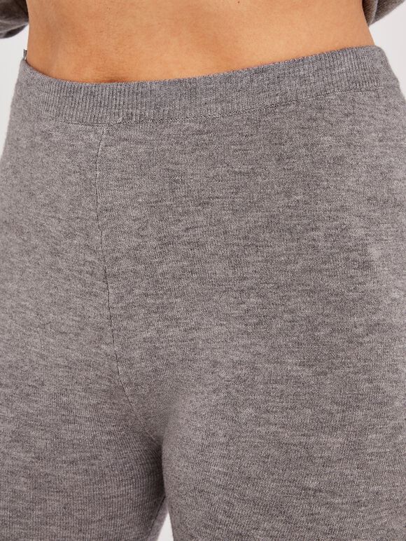Cosy Knitted Legging, Grey, large