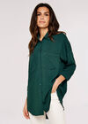 Chevron Jacquard Shirt, Green, large