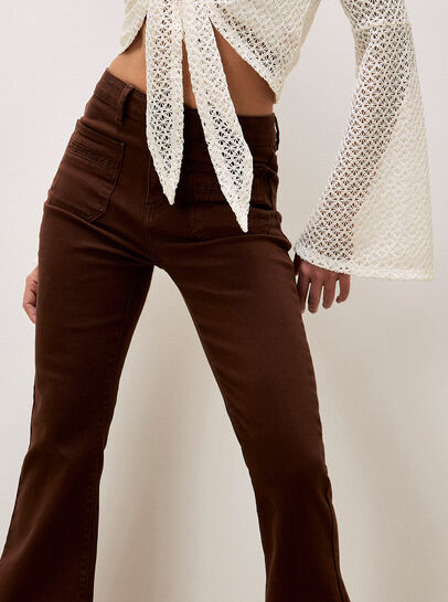 Lara Cotton Flare Jeans