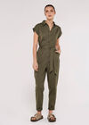 Cotton Blend Boilersuit, Khaki, large