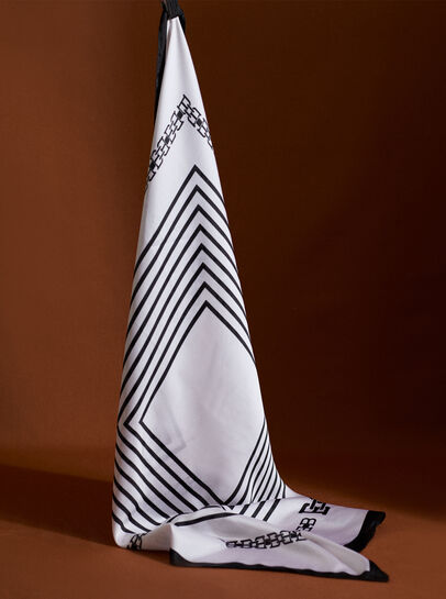 Printed Satin Scarf