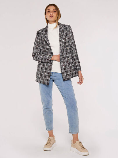 Tweed Oversized Tailored Blazer