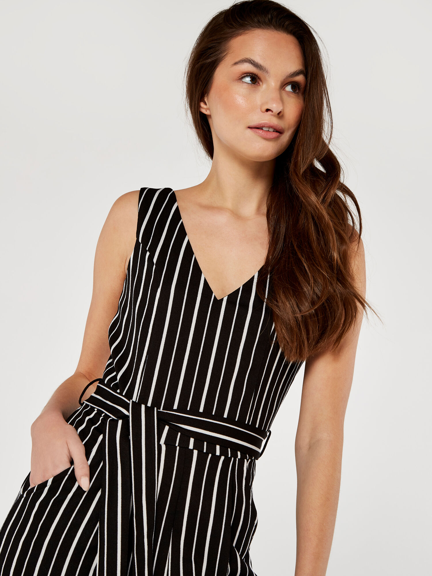 Overall Mit Streifentaschen Apricot Kleidung