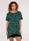 Brushstroke Tunic Top, Green, large