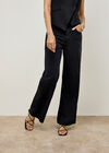 Elisa Wide Leg Jeans, Black, large