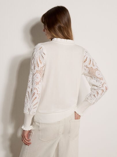 Lace Mesh Jumper