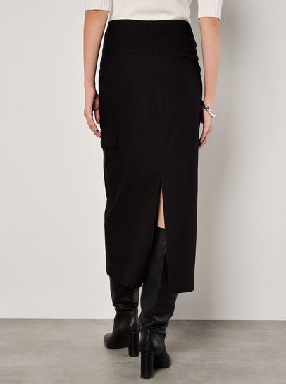 Cotton Cargo Midaxi Skirt