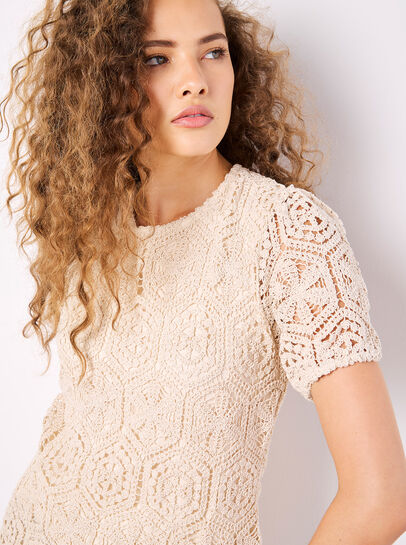 Crochet Hexagons T-Shirt