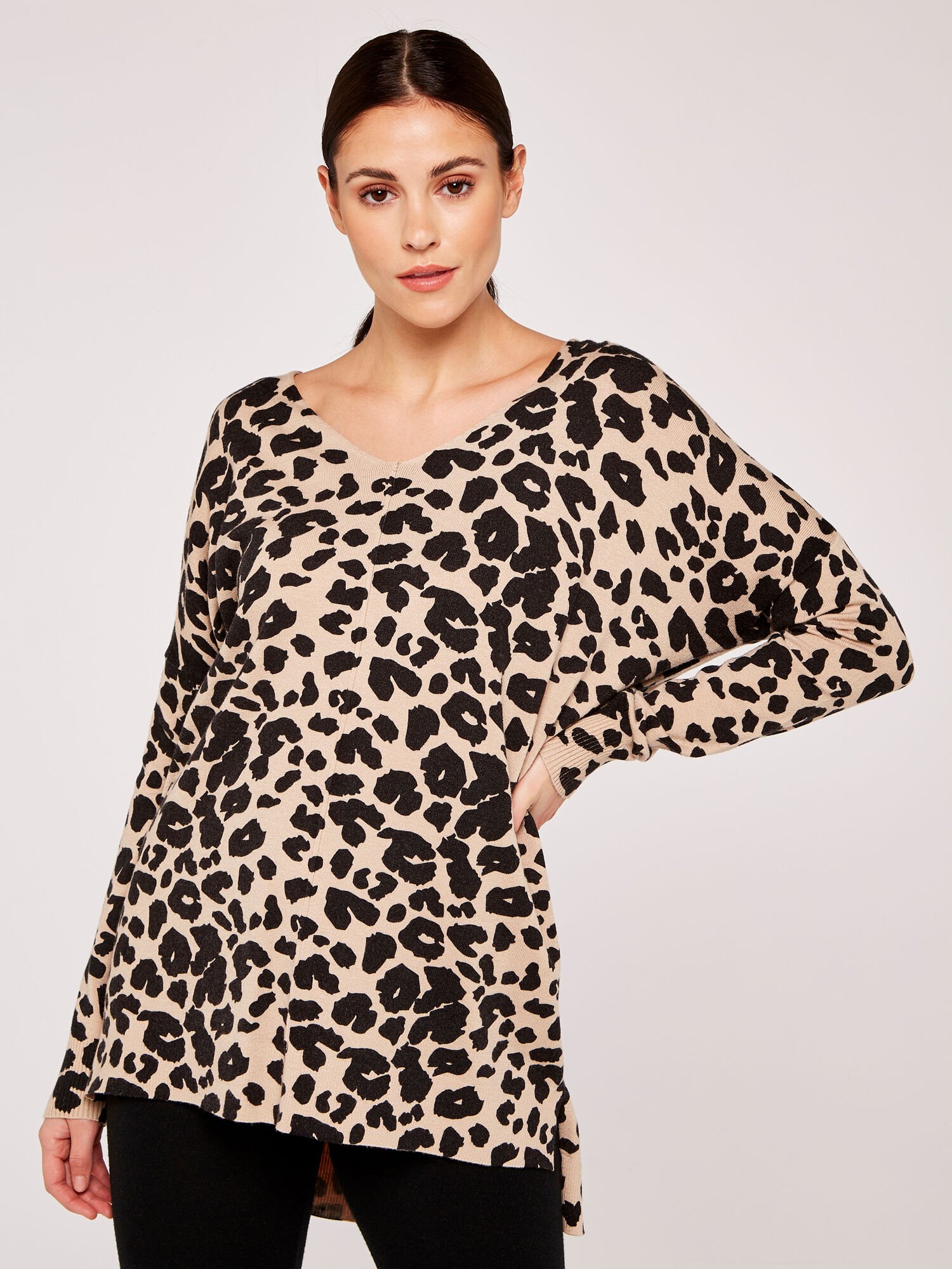 Leopard Print Soft Jumper