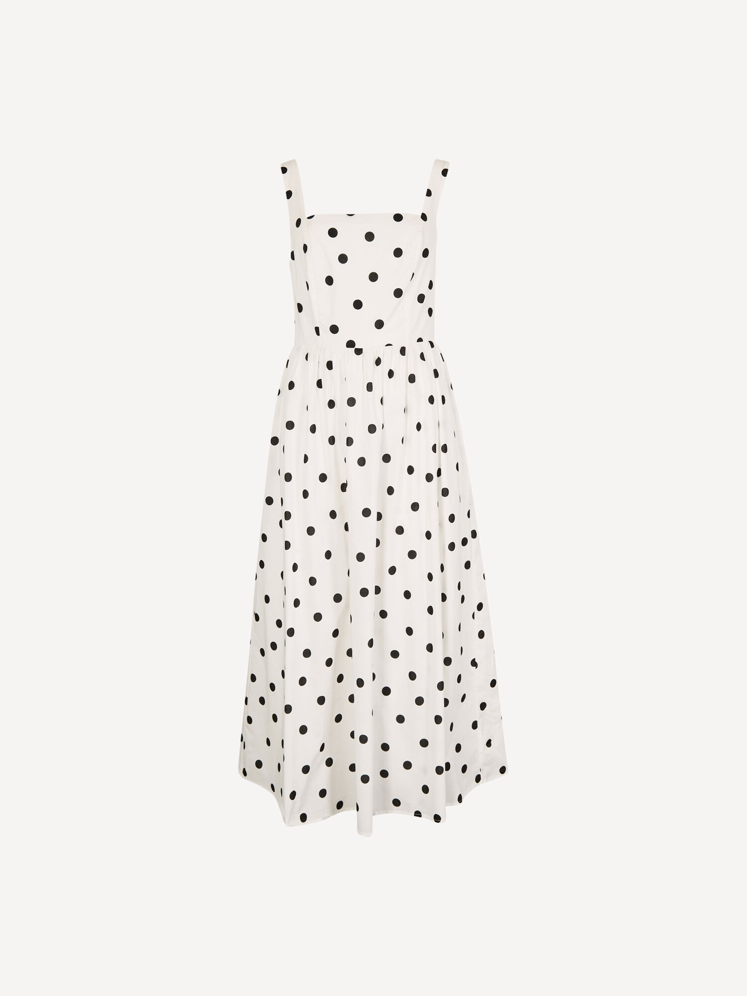 Polka Dot Smocked Midi Dress | Apricot Clothing