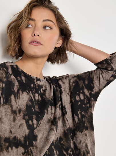 Tie Dye Knit Mini Dress