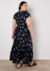 Botanical Bunches Maxi Dress, Navy, large