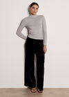Rhinestone Gem Embellished Jumper, Grey, large