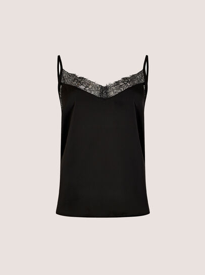 Satin Lace Camisole Top