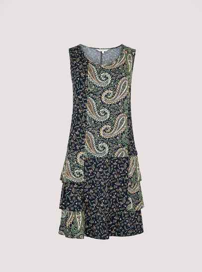 Paisley Mix-Match Mini Dress