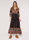 Vintage Blossom Midaxi Dress, Black, large