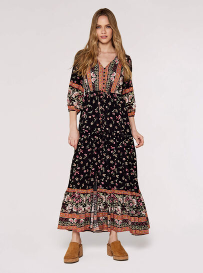 Vintage Blossom Midaxi Dress