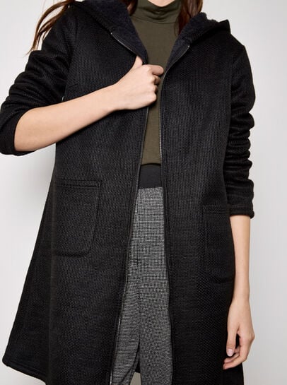 Tweed Fleece Lined Jacket