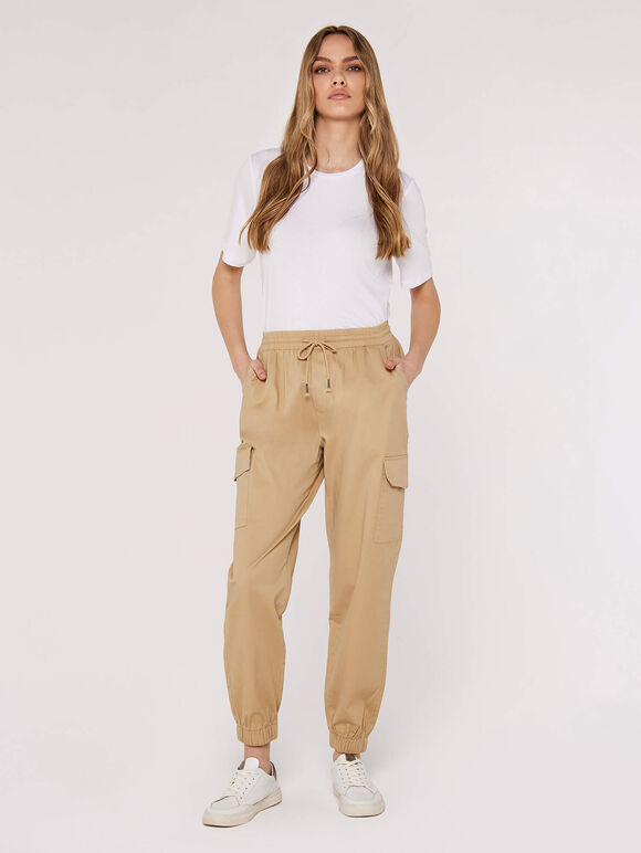 Combat Cotton Jogger, Stone, groß