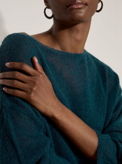 Lightweight Brushed Oversized Jumper