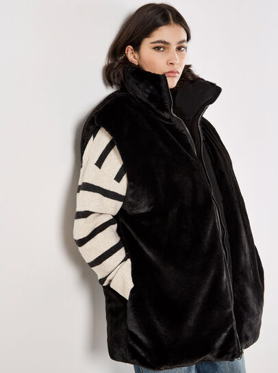 Reversible Oversized Puffer Gilet