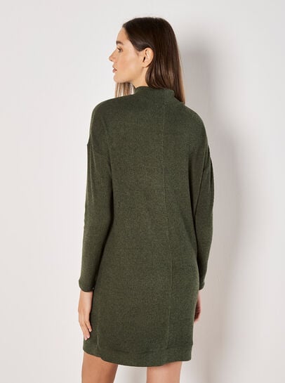 Ribbed Knit Mini Dress