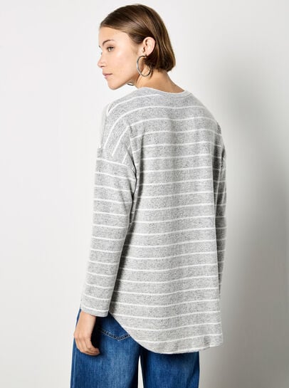 Soft Touch Stripe Top