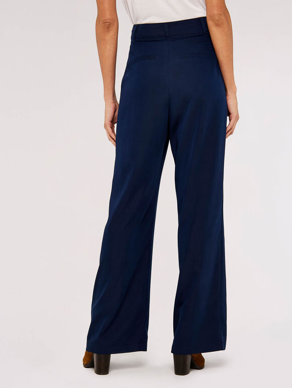 Palazzo Trouser, Navy, large
