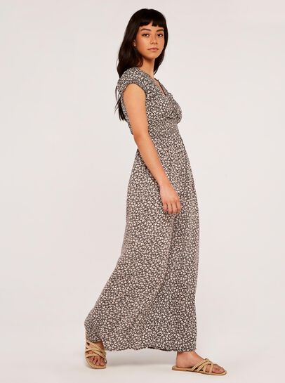 Ditsy Smock Maxi Dress