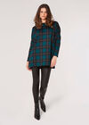 Check Oversized Top, Green, large