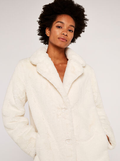 Soft Faux Fur Coat