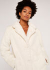 Soft Faux Fur Coat, Cream, large