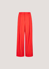 Soft Tailored Wide Leg Trousers, Red, large